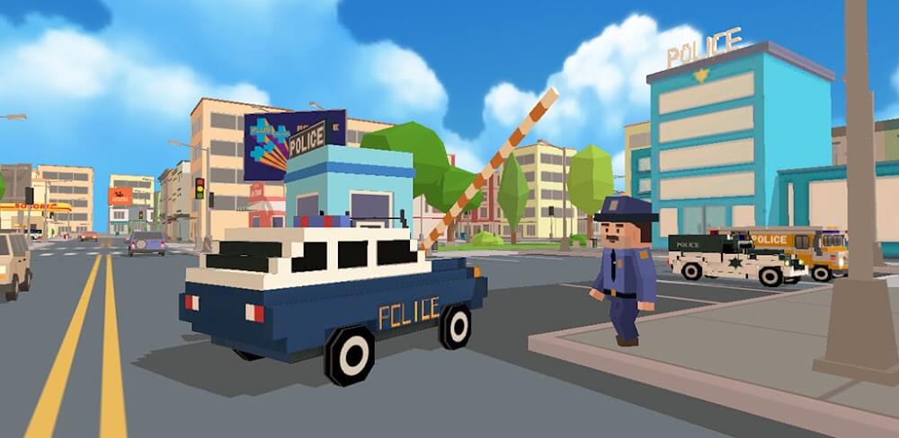 Cover Image of Blocky City: Ultimate Police v2.7 MOD APK (Unlimited Money)