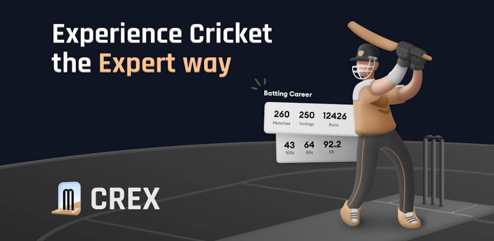 Cover Image of CREX - Cricket Exchange v24.09.01 MOD APK (Premium Unlocked)