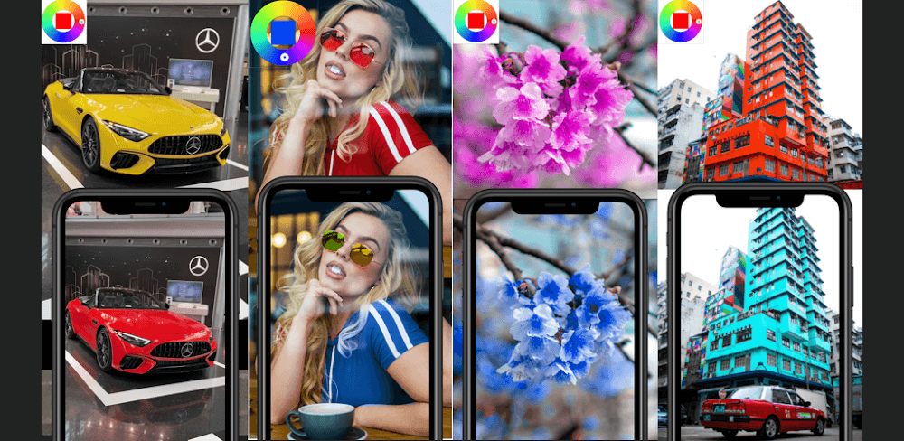 Cover Image of Color Changing Camera v1.319 MOD APK (Premium Unlocked)