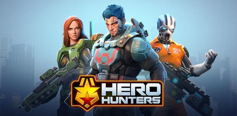 Cover Image of Hero Hunters v8.3 MOD APK (Menu, Ammo, Dump Bot)