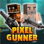 Cover Image of Pixel Z Gunner 3D v5.4.6 MOD APK (God Mode, One Hit, Ammo)