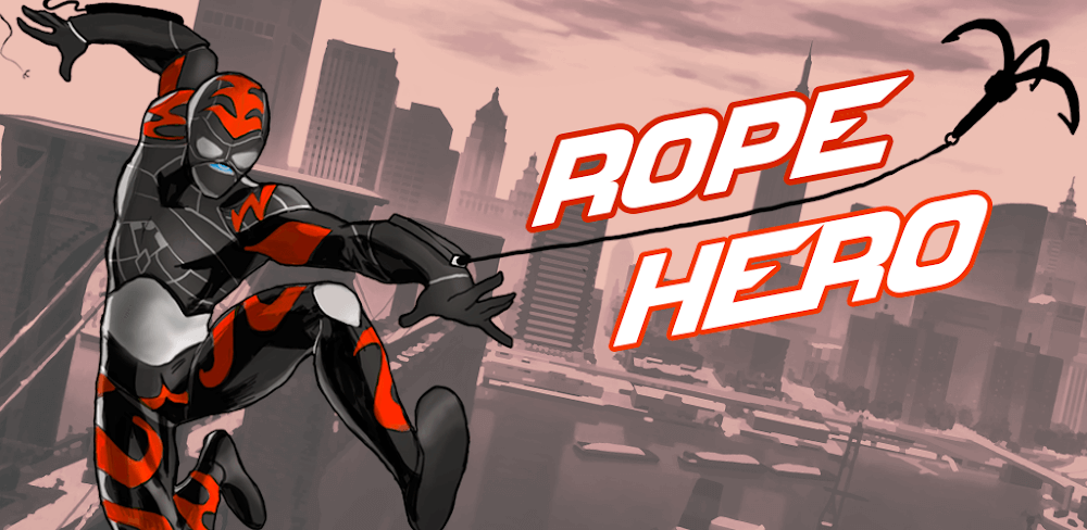 Cover Image of Rope Hero v3.5.9 MOD APK (Unlimited Skills Points)