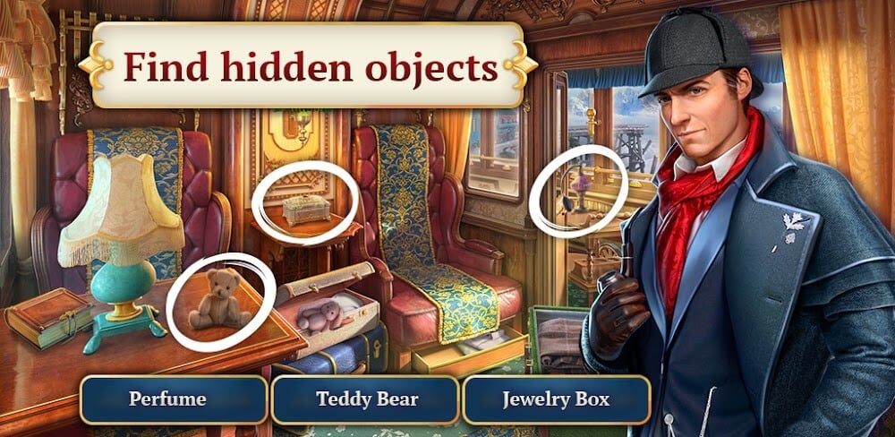 Cover Image of Sherlock: Hidden Object Mystery v1.47.4701 MOD APK (Unlimited Money)