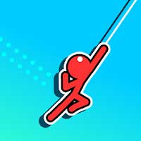 Cover Image of Stickman Hook MOD APK 8.5.0 (Skin / Ad-Free) for Android