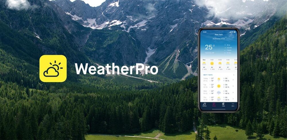 Cover Image of WeatherPro v5.6.9 MOD APK (Premium Unlocked)