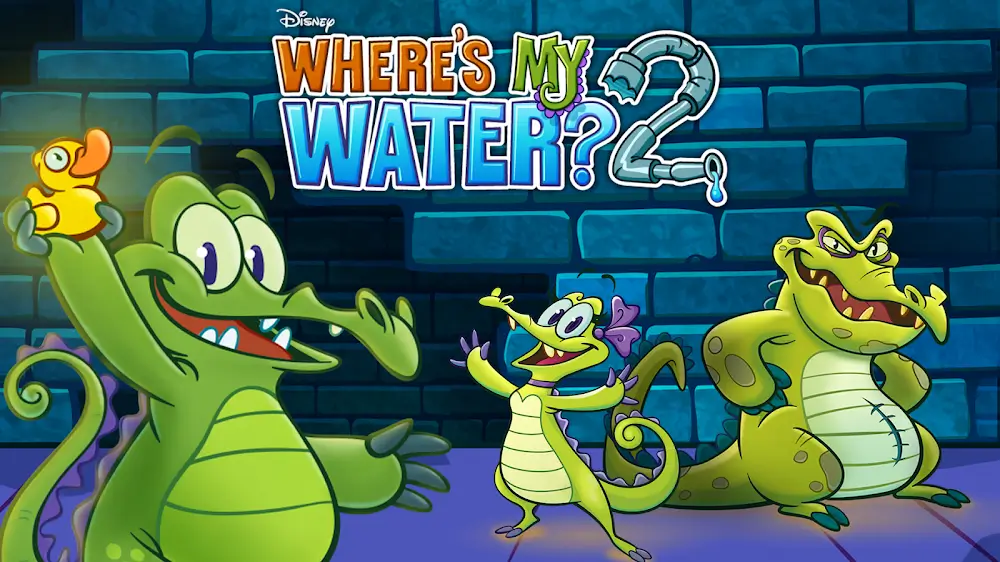 Cover Image of Where's My Water? 2 MOD APK v1.9.38 (Hints, PowerUps, Unlocked)